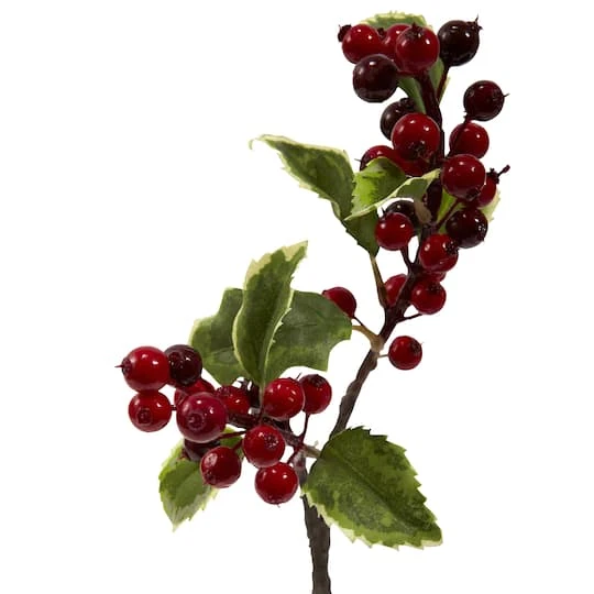 Holly Berry Stem, 6ct. 5 Holly Berry Stem, 6ct. - Image 3