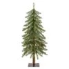 3ft. Pre-Lit Alpine Artificial Christmas Tree, Clear Lights 1 3ft. Pre-Lit Alpine Artificial Christmas Tree, Clear Lights -Northlight Shop D393413S 1