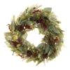 Village Lighting 30" Pre-Lit Winter Frost Christmas Wreath, Clear LED Lights 2 Village Lighting 30" Pre-Lit Winter Frost Christmas Wreath, Clear LED Lights -Northlight Shop D403192S 1