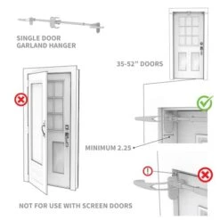 Village Lighting Single Door Garland Hanger -Northlight Shop D403211S 7