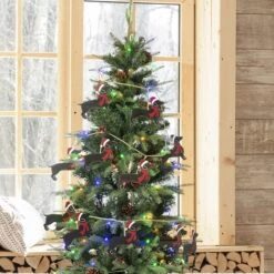 Glitzhome® 6ft. Christmas Dog Garland, 2ct. -Northlight Shop D445236S 3