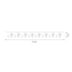 Glitzhome® 6ft. Christmas Dog Garland, 2ct. -Northlight Shop D445236S 7