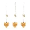 Glitzhome® 26" LED Glass Heart Wall Décor, Set Of 3 1 Glitzhome® 26" LED Glass Heart Wall Décor, Set Of 3 -Northlight Shop D446054S 1