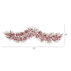 6ft. Red Berry Christmas Garland -Northlight Shop D478768S 2