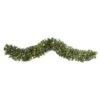 6ft. Pre-Lit LED Snow Tipped Christmas Garland With Pinecones 1 6ft. Pre-Lit LED Snow Tipped Christmas Garland With Pinecones -Northlight Shop D478774S 1