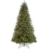9ft. Pre-Lit Snow Tipped Clermont Mixed Pine Artificial Christmas Tree, Clear Lights 1 9ft. Pre-Lit Snow Tipped Clermont Mixed Pine Artificial Christmas Tree, Clear Lights -Northlight Shop D478795S 1