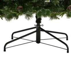 9ft. Pre-Lit Snow Tipped Clermont Mixed Pine Artificial Christmas Tree, Clear Lights 17 9ft. Pre-Lit Snow Tipped Clermont Mixed Pine Artificial Christmas Tree, Clear Lights -Northlight Shop D478795S 6