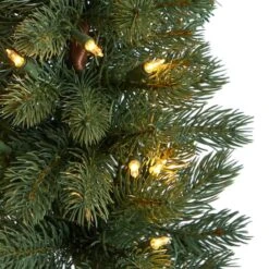 3ft. Pre-Lit Green Pine Artificial Christmas Tree With Burlap Base, Warm White Lights 14 3ft. Pre-Lit Green Pine Artificial Christmas Tree With Burlap Base, Warm White Lights -Northlight Shop D478806S 4