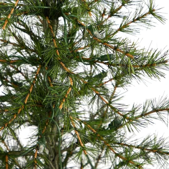 3ft. Pre-Lit Artificial Christmas Tree In Burlap Base, Clear LED Lights 8 3ft. Pre-Lit Artificial Christmas Tree In Burlap Base, Clear LED Lights - Image 6