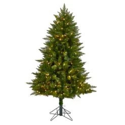 5ft. Pre-Lit Vermont Spruce Artificial Christmas Tree, Color Changing LED Lights -Northlight Shop D478841S 1 1