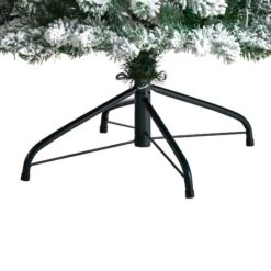 7ft. Pre-Lit Flocked Montreal Fir Artificial Christmas Tree, Warm White LED Lights 19 7ft. Pre-Lit Flocked Montreal Fir Artificial Christmas Tree, Warm White LED Lights -Northlight Shop D478857S 6