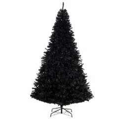 10ft. Pre-Lit Black Artificial Christmas Tree, Clear LED Lights 16 10ft. Pre-Lit Black Artificial Christmas Tree, Clear LED Lights -Northlight Shop D478859S 3