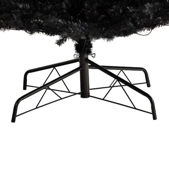 10ft. Pre-Lit Black Artificial Christmas Tree, Clear LED Lights 9 10ft. Pre-Lit Black Artificial Christmas Tree, Clear LED Lights - Image 7