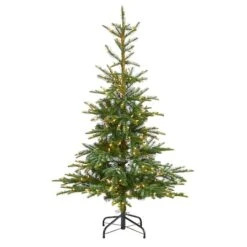 5ft. Pre-Lit Layered Washington Spruce Artificial Christmas Tree, Clear Lights 14 5ft. Pre-Lit Layered Washington Spruce Artificial Christmas Tree, Clear Lights -Northlight Shop D478889S 1 1