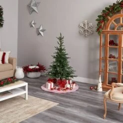 5ft. Pre-Lit Layered Washington Spruce Artificial Christmas Tree, Clear Lights 23 5ft. Pre-Lit Layered Washington Spruce Artificial Christmas Tree, Clear Lights -Northlight Shop D478889S 10