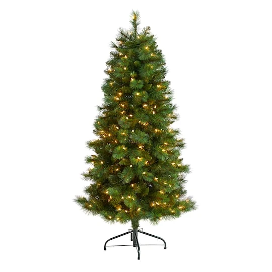5ft. Pre-Lit West Virginia Mountain Pine Artificial Christmas Tree, Clear Lights 3 5ft. Pre-Lit West Virginia Mountain Pine Artificial Christmas Tree, Clear Lights
