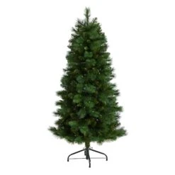 5ft. Pre-Lit West Virginia Mountain Pine Artificial Christmas Tree, Clear Lights 16 5ft. Pre-Lit West Virginia Mountain Pine Artificial Christmas Tree, Clear Lights -Northlight Shop D478901S 3