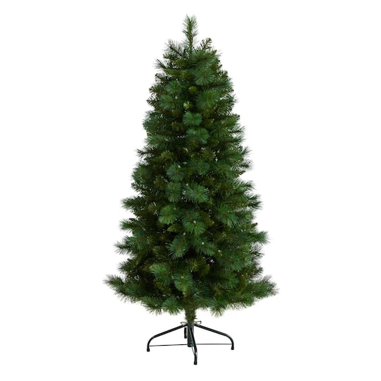 5ft. Pre-Lit West Virginia Mountain Pine Artificial Christmas Tree, Clear Lights 6 5ft. Pre-Lit West Virginia Mountain Pine Artificial Christmas Tree, Clear Lights - Image 4