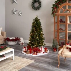 5ft. Pre-Lit West Virginia Mountain Pine Artificial Christmas Tree, Clear Lights 22 5ft. Pre-Lit West Virginia Mountain Pine Artificial Christmas Tree, Clear Lights -Northlight Shop D478901S 9