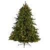 8ft. Pre-Lit Wyoming Mixed Pine Artificial Christmas Tree, Clear Lights -Northlight Shop D478904S 1