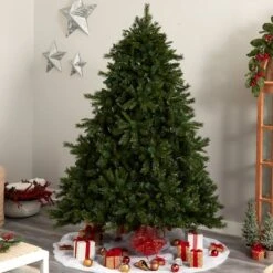 8ft. Pre-Lit Wyoming Mixed Pine Artificial Christmas Tree, Clear Lights 22 8ft. Pre-Lit Wyoming Mixed Pine Artificial Christmas Tree, Clear Lights -Northlight Shop D478904S 8