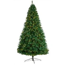 9ft. Pre-Lit Northern Tip Artificial Christmas Tree, Clear LED Lights -Northlight Shop D478935S 1 1