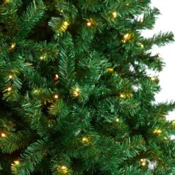 10ft. Pre-Lit Northern Tip Artificial Christmas Tree, Clear LED Lights -Northlight Shop D478937S 4