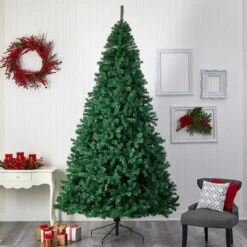 10ft. Pre-Lit Northern Tip Artificial Christmas Tree, Clear LED Lights -Northlight Shop D478937S 8