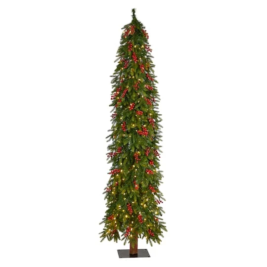 7ft. Pre-Lit Victoria Fir Artificial Christmas Tree, Multi-Color LED Lights 4 7ft. Pre-Lit Victoria Fir Artificial Christmas Tree, Multi-Color LED Lights - Image 2