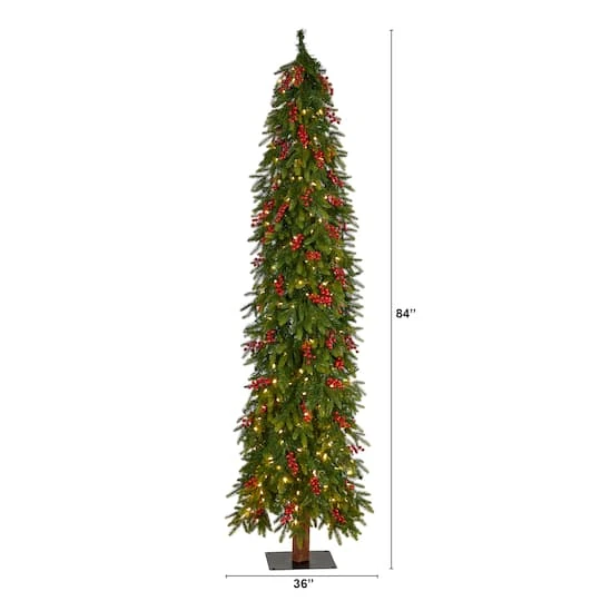 7ft. Pre-Lit Victoria Fir Artificial Christmas Tree, Multi-Color LED Lights 5 7ft. Pre-Lit Victoria Fir Artificial Christmas Tree, Multi-Color LED Lights - Image 3
