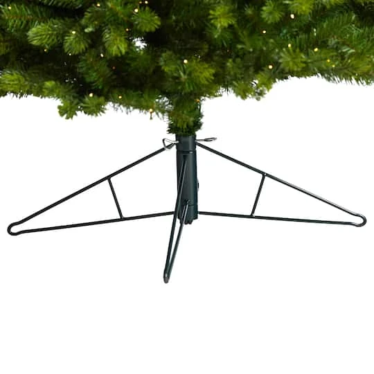 9.5ft. Pre-Lit Slim Colorado Mountain Spruce Artificial Christmas Tree, Multifunction White Micro LED Lights 8 9.5ft. Pre-Lit Slim Colorado Mountain Spruce Artificial Christmas Tree, Multifunction White Micro LED Lights - Image 6