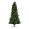 8.5ft. Pre-Lit Montana Mountain Fir Artificial Christmas Tree, Multicolor LED Lights & Globe Bulbs 1 8.5ft. Pre-Lit Montana Mountain Fir Artificial Christmas Tree, Multicolor LED Lights & Globe Bulbs -Northlight Shop D478967S 1