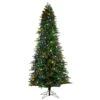 9.5ft. Pre-Lit Montana Mountain Fir Artificial Christmas Tree, Multicolor LED Lights & Globe Bulbs 2 9.5ft. Pre-Lit Montana Mountain Fir Artificial Christmas Tree, Multicolor LED Lights & Globe Bulbs -Northlight Shop D478968S 1