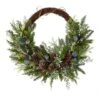 30" Pine & Pinecone Christmas Wreath On Twig Ring 2 30" Pine & Pinecone Christmas Wreath On Twig Ring -Northlight Shop D478977S 1