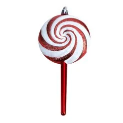 4ct. 7" Shatterproof Christmas Candy Cane Deluxe Ornaments -Northlight Shop D479031S 3