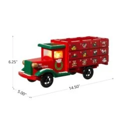 Glitzhome® 14.5" Christmas Truck Countdown Décor -Northlight Shop D479444S 6