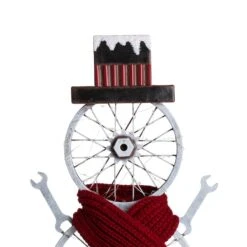 Glitzhome® 34" Lighted LED Metal Snowman Porch Décor 18 Glitzhome® 34" Lighted LED Metal Snowman Porch Décor -Northlight Shop D479464S 7