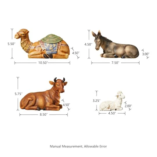 Glitzhome® 16" Oversized Nativity Figurine Set 10 Glitzhome® 16" Oversized Nativity Figurine Set - Image 8