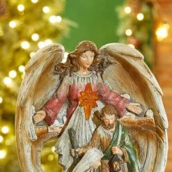 Glitzhome® 11" Nativity Décor 15 Glitzhome® 11" Nativity Décor -Northlight Shop D479483S 4
