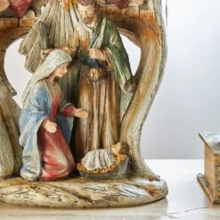 Glitzhome® 11" Nativity Décor 17 Glitzhome® 11" Nativity Décor -Northlight Shop D479483S 6
