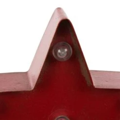 Glitzhome® 7" Marquee LED Star Stocking Holder Set -Northlight Shop D479487S 6