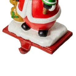 Glitzhome® 7" Santa, Snowman & Penguin Stocking Holder Set 19 Glitzhome® 7" Santa, Snowman & Penguin Stocking Holder Set -Northlight Shop D479500S 8