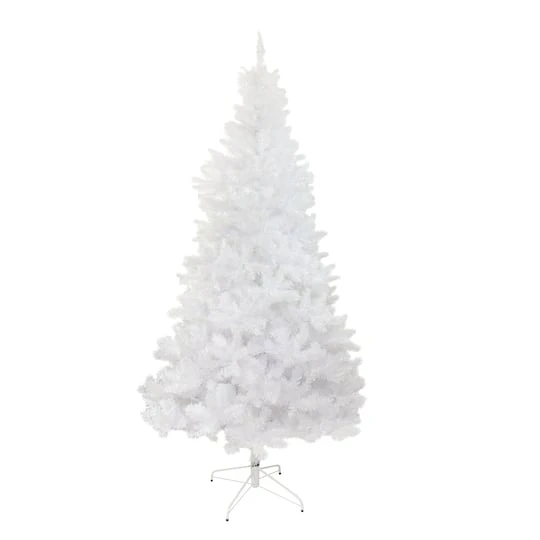 Northlight 7.5ft. Unlit Full White Glimmer Iridescent Spruce Artificial Christmas Tree 3 Northlight 7.5ft. Unlit Full White Glimmer Iridescent Spruce Artificial Christmas Tree