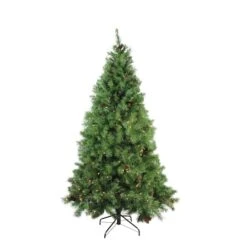 Northlight 6.5ft. Pre-Lit Red Pine Artificial Christmas Tree, Clear Lights 7 Northlight 6.5ft. Pre-Lit Red Pine Artificial Christmas Tree, Clear Lights -Northlight Shop D489972S 1 1