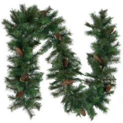 Northlight 9ft. Artificial Royal Oregon Fir Garland -Northlight Shop D491009S 11