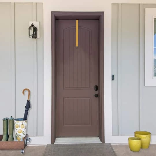 Northlight 14" Matte Gold Over The Door Christmas Wreath Hanger 8 Northlight 14" Matte Gold Over The Door Christmas Wreath Hanger - Image 6