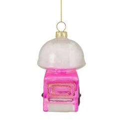 Northlight 3.5" Pink, White & Gold Cotton Candy Machine Glass Christmas Ornament 21 Northlight 3.5" Pink, White & Gold Cotton Candy Machine Glass Christmas Ornament -Northlight Shop D491085S 15