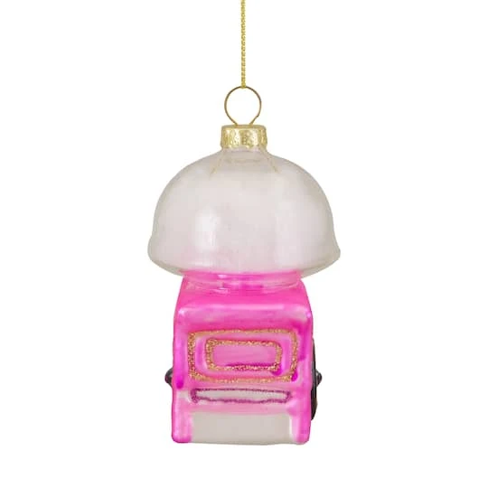 Northlight 3.5" Pink, White & Gold Cotton Candy Machine Glass Christmas Ornament 12 Northlight 3.5" Pink, White & Gold Cotton Candy Machine Glass Christmas Ornament - Image 10