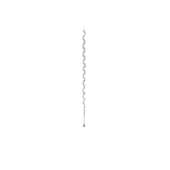 43" Clear Elegant Spiral Winter Icicle Drop Ornament 4 43" Clear Elegant Spiral Winter Icicle Drop Ornament - Image 2