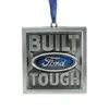 Northlight 3" Brushed Nickel Plated Built Ford Tough Christmas Ornament 2 Northlight 3" Brushed Nickel Plated Built Ford Tough Christmas Ornament -Northlight Shop D491174S 1